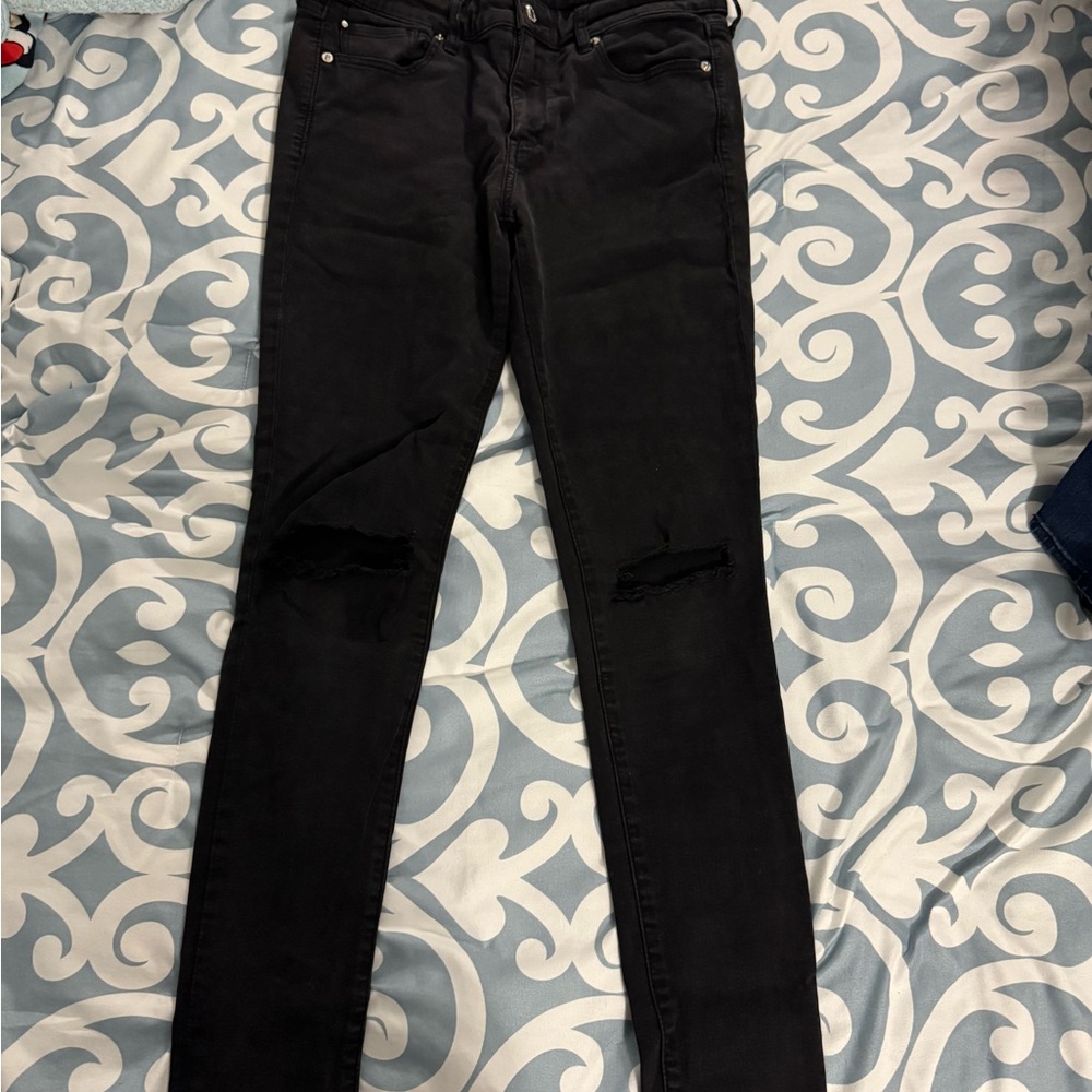 Abercrombie & Fitch Black Super Skinny Jeans